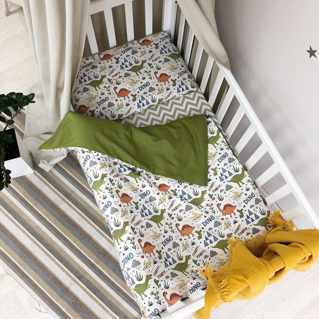 Dinosaur Themed Baby Bedding Set