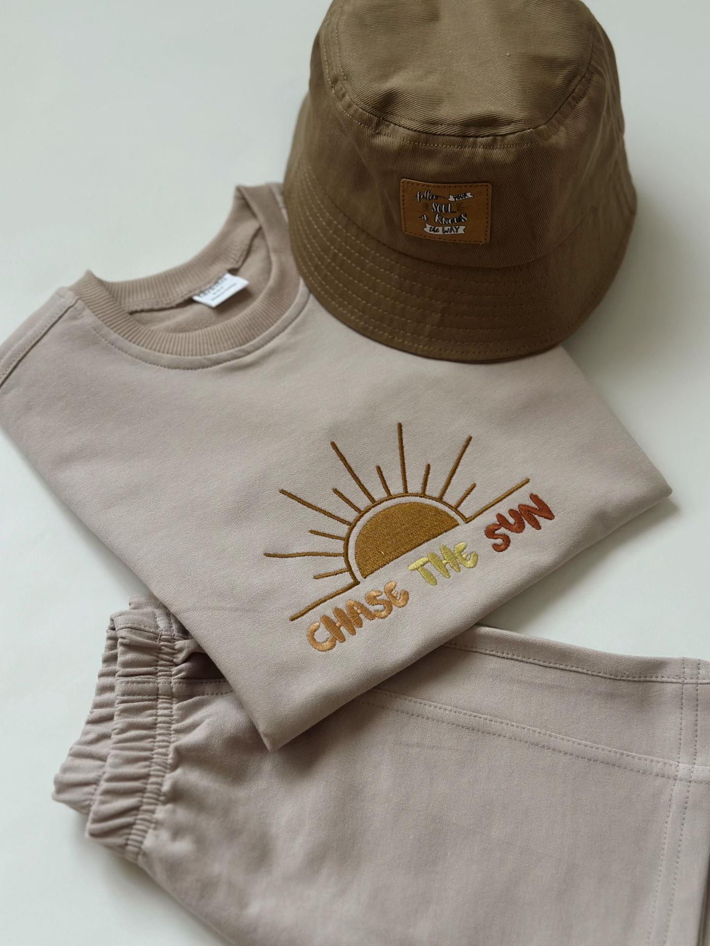 100% Cotton Summer Kids' Set – Chase the Sun