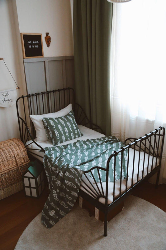 Botanical Muslin Blanket 80x95cm