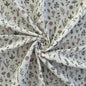 Crisp Flower Pattern Double Layer Cotton Muslin Fabric