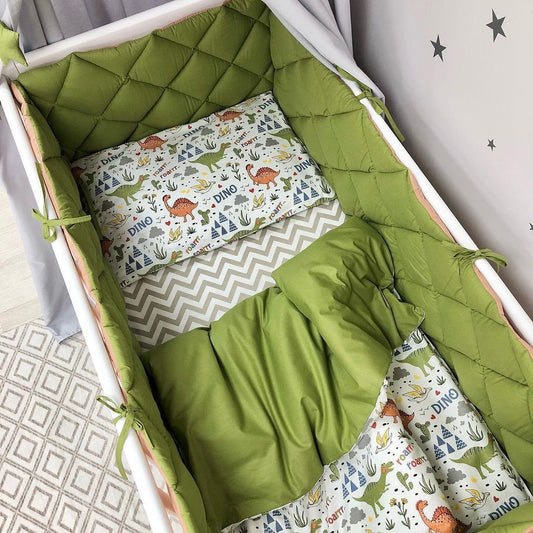 Dinosaur Themed Baby Bedding Set