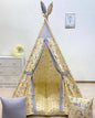 Luxe Yellow & Grey Play Tent