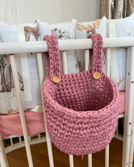 Handwoven Cotton Baby Storage Baskets – Stylish and Certified Nursery Organizers