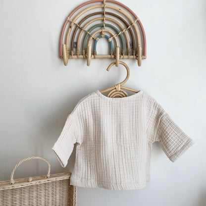 Organic Muslin Baby Blouse – Soft & Pure