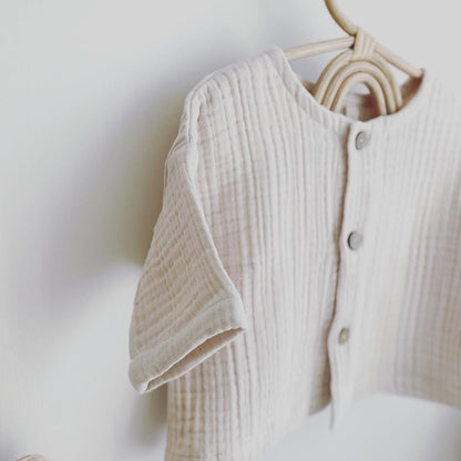 Organic Muslin Baby Blouse – Soft & Pure