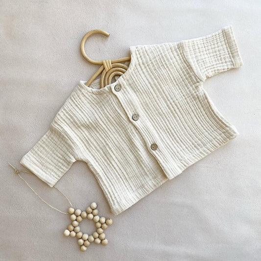 Organic Muslin Baby Blouse – Soft & Pure