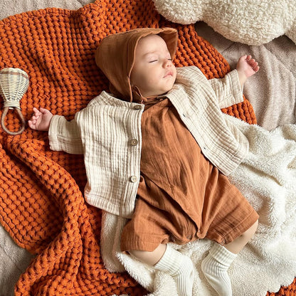 Organic Muslin Baby Blouse – Soft & Pure