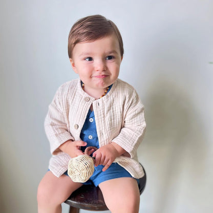 Organic Muslin Baby Blouse – Soft & Pure