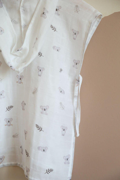 Koala 100% Cotton Muslin Poncho – 1-5 Years