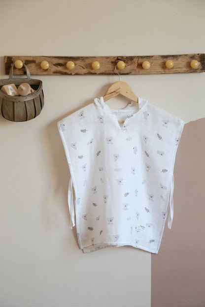 Koala 100% Cotton Muslin Poncho – 1-5 Years